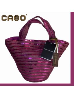 BORSA A MANO IN TESSUTO E...