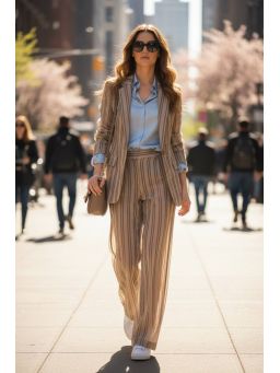 Blazer in georgette...